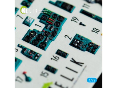 MiG-23 ML/MLA  interior 3D decals for ClearProp kit 