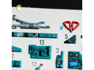 MiG-23 ML/MLA  interior 3D decals for ClearProp kit 