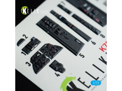 MiG-21 F-13  interior 3D decals for Revell kit 