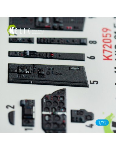 MiG-21 F-13  interior 3D decals for Revell kit 