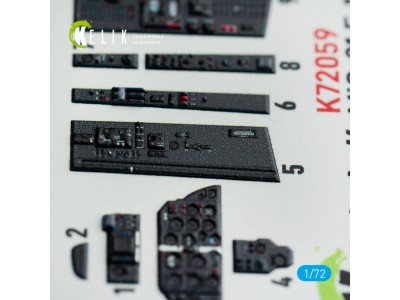 MiG-21 F-13  interior 3D decals for Revell kit 