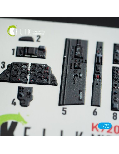 MiG-21 F-13  interior 3D decals for Revell kit 