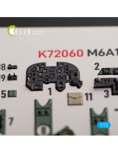 M6A1 Seiran/Nanzan interior 3D decals for Tamiya kit 