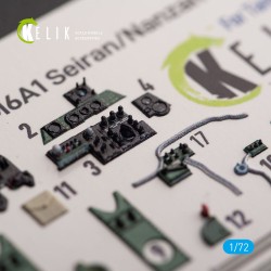 M6A1 Seiran/Nanzan interior 3D decals for Tamiya kit  2
