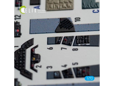 A1H Skyraider interior 3D decals for Hasegawa kit 