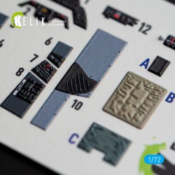 A1H Skyraider interior 3D decals for Hasegawa kit  2
