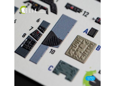 A1H Skyraider interior 3D decals for Hasegawa kit 