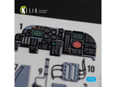 A-6E Intruder interior 3D decals for Italeri kit 
