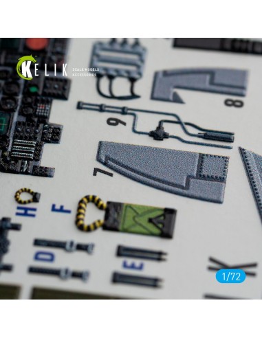 A-6E Intruder interior 3D decals for Italeri kit 