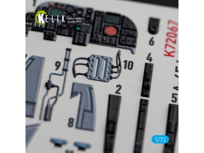 A-6E Intruder interior 3D decals for Italeri kit 