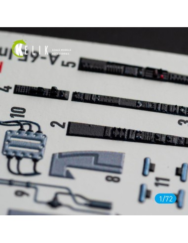 A-6E Intruder interior 3D decals for Italeri kit 