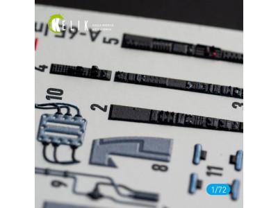 A-6E Intruder interior 3D decals for Italeri kit 