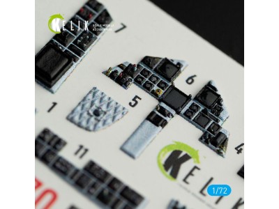 F-15E Strike Eagle interior 3D decals for Hasegawa kit 