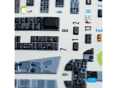F-15J Eagle interior 3D decals for PLATZ kit 