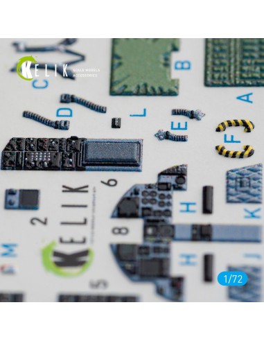F-15C Strike Eagle interior 3D decals for Hasegawa kit 