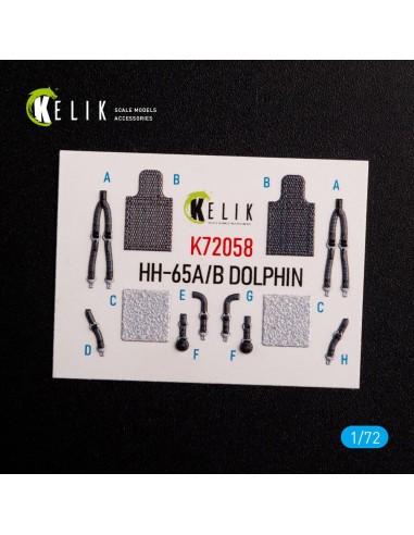 HH-65A/B Dolphin interior 3D decals for Dream Model  kit 