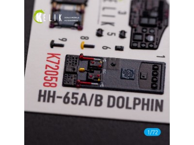 HH-65A/B Dolphin interior 3D decals for Dream Model  kit 