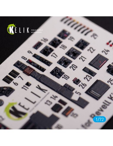 Junkers JU 88 A-4 interior 3D decals for Revell kit 