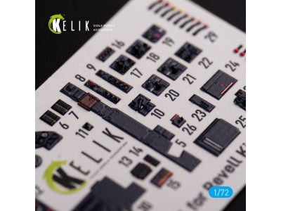 Junkers JU 88 A-4 interior 3D decals for Revell kit 