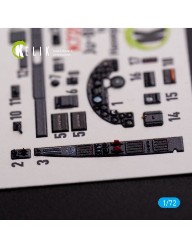Junkers JU 88 A-4 interior 3D decals for Hasegawa kit 