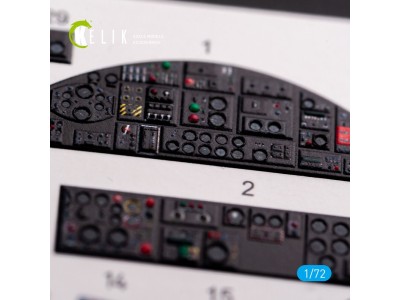 Handley Page Victor B Mk2 interior 3D decals for Airfix kit 