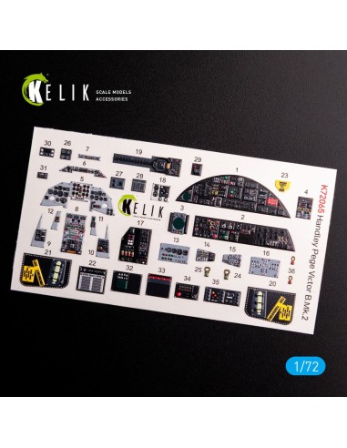 Handley Page Victor B Mk2 interior 3D decals for Airfix kit 