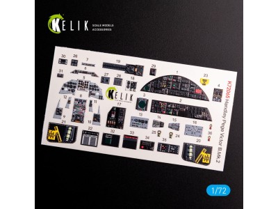 Handley Page Victor B Mk2 interior 3D decals for Airfix kit 