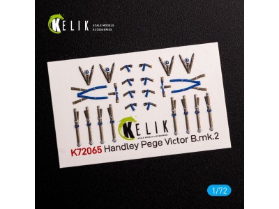 Handley Page Victor B Mk2 interior 3D decals for Airfix kit 