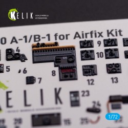 Messerschmitt Me410A-1 interior 3D decals for Airfix kit  2