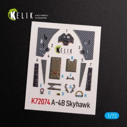 A-4B Skyhawk interior 3D decals for Hobby 2000/Fujimi kit 