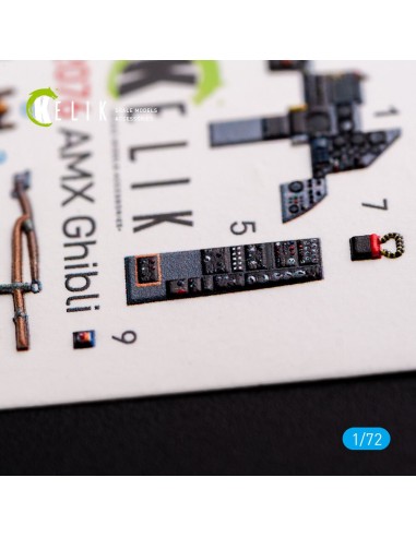 Amx Ghibli interior 3D decals for Italeri kit 