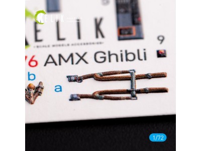 Amx Ghibli interior 3D decals for Italeri kit 