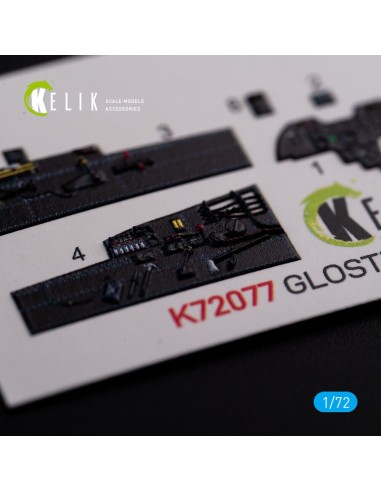 Gloster Meteor F.8 interior 3D decals for Airfix kit 