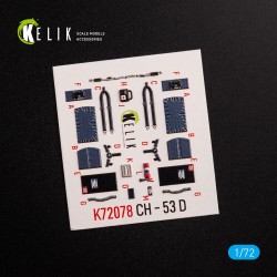 CH-53D Sea Stallion interior 3D decals for Fujimi/Academy kit  2