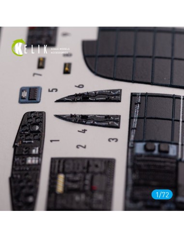 CH-53D Sea Stallion interior 3D decals for Fujimi/Academy kit 