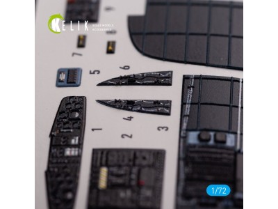 CH-53D Sea Stallion interior 3D decals for Fujimi/Academy kit 