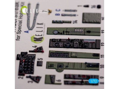 F-84F Thunderstreak interior 3D decals for Special Hobby kit 