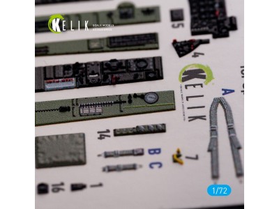F-84F Thunderstreak interior 3D decals for Special Hobby kit 