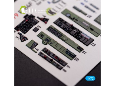 F-84F Thunderstreak interior 3D decals for Special Hobby kit 