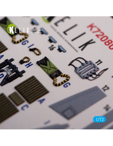 Grumman A-6A Knight Rider interior 3D decals for Fujimi kit 