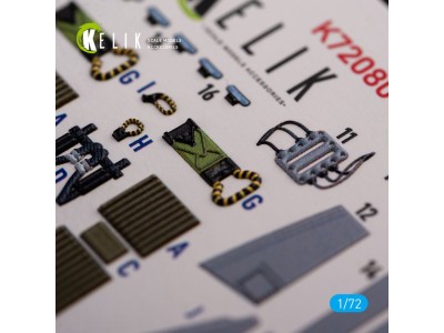 Grumman A-6A Knight Rider interior 3D decals for Fujimi kit 