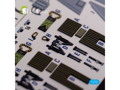 Grumman A-6A Knight Rider interior 3D decals for Fujimi kit 