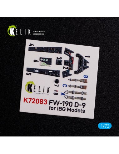 Fw 190 D-9 interior 3D decals for IBG Models kit 