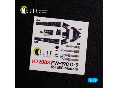 Fw 190 D-9 interior 3D decals for IBG Models kit 