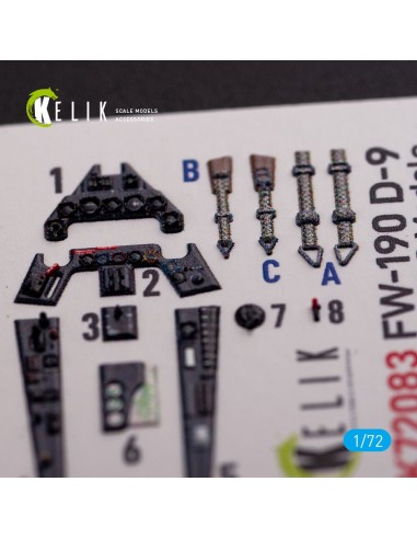 Fw 190 D-9 interior 3D decals for IBG Models kit 