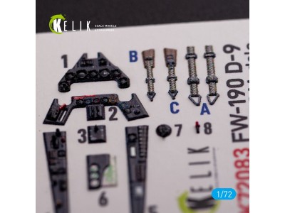 Fw 190 D-9 interior 3D decals for IBG Models kit 