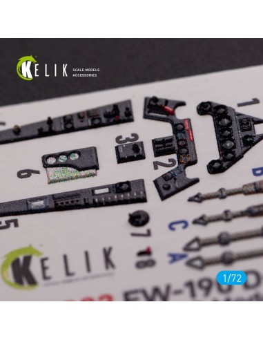 Fw 190 D-9 interior 3D decals for IBG Models kit 