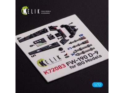 Fw 190 D-9 interior 3D decals for IBG Models kit 
