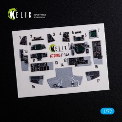 F-14A Tomcat - interior 3D decals for Hasegawa kit  2
