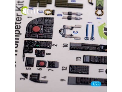 A-6A Intruder interior 3D decals for Trumpeter kit 